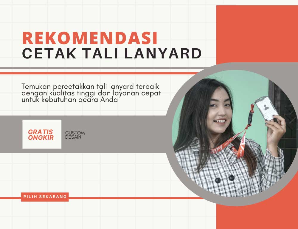 Rekomendasi Percetakkan Tali Lanyard Terbaik Harga Murah